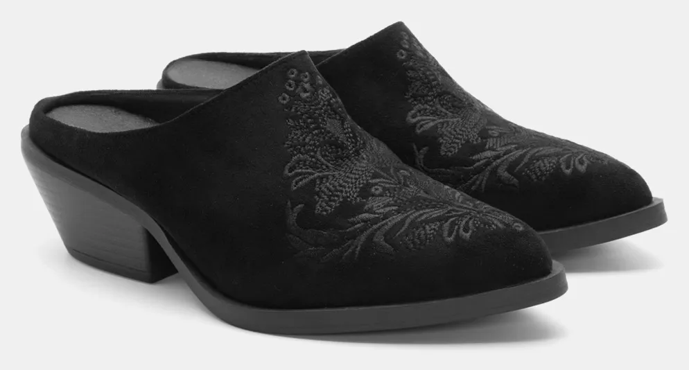 Clogs Western Μυτερά - Μαύρο