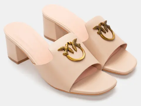 Mules με Διακοσμητικό - Μπεζ