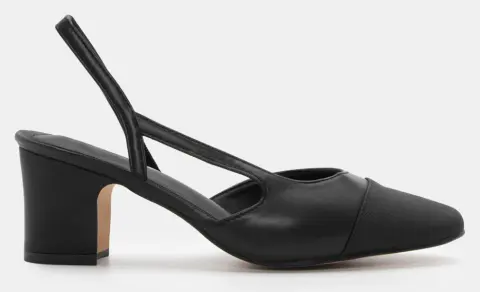 Γόβες Slingback - Μαύρο