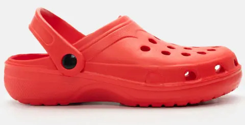 Παντόφλες Σαμπό - Κόκκινο