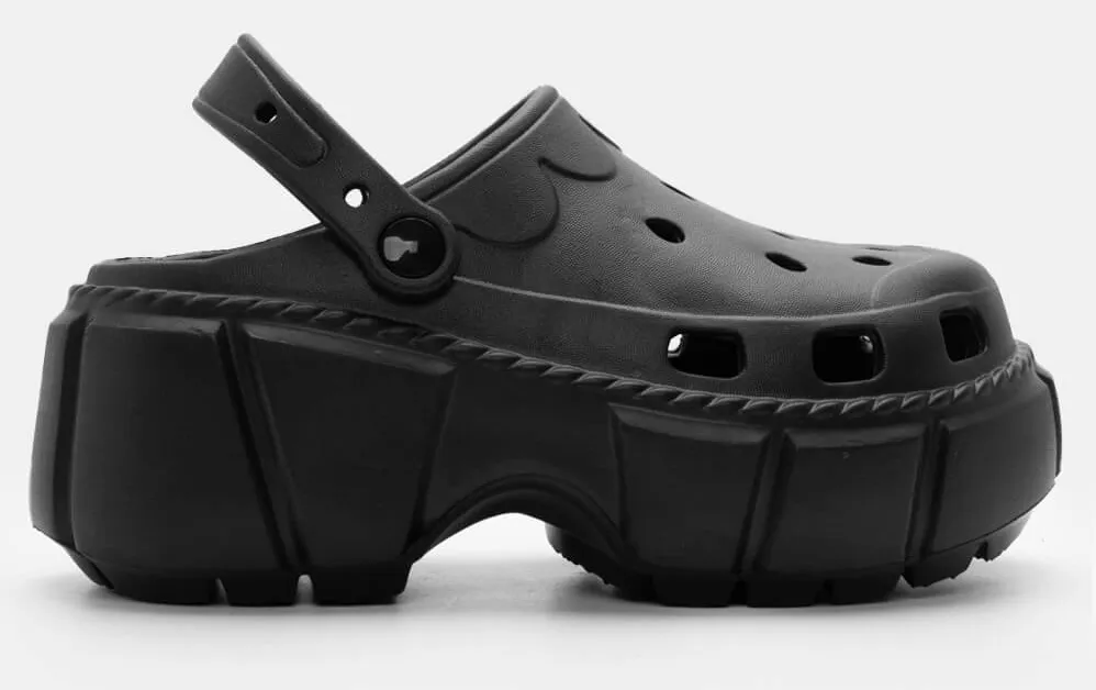 Παντόφλες Σαμπό - Μαύρο