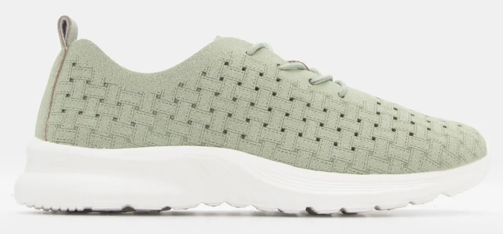 Sneakers με Διάτρητο Σχέδιο - Βεραμάν