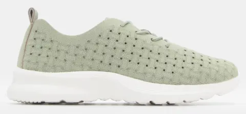 Sneakers με Διάτρητο Σχέδιο - Βεραμάν