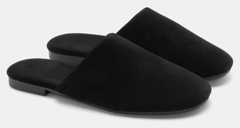 Mules Μονόχρωμα - Μαύρο