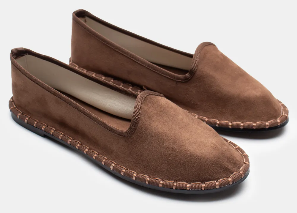 Μπαλαρίνες Μονόχρωμες - Καφέ