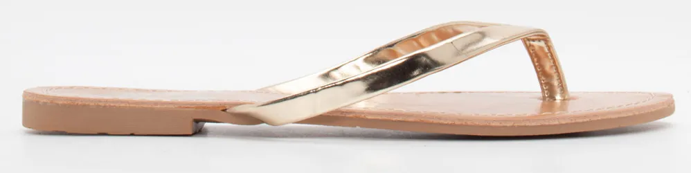 Flat Σανδάλια - Χρυσό
