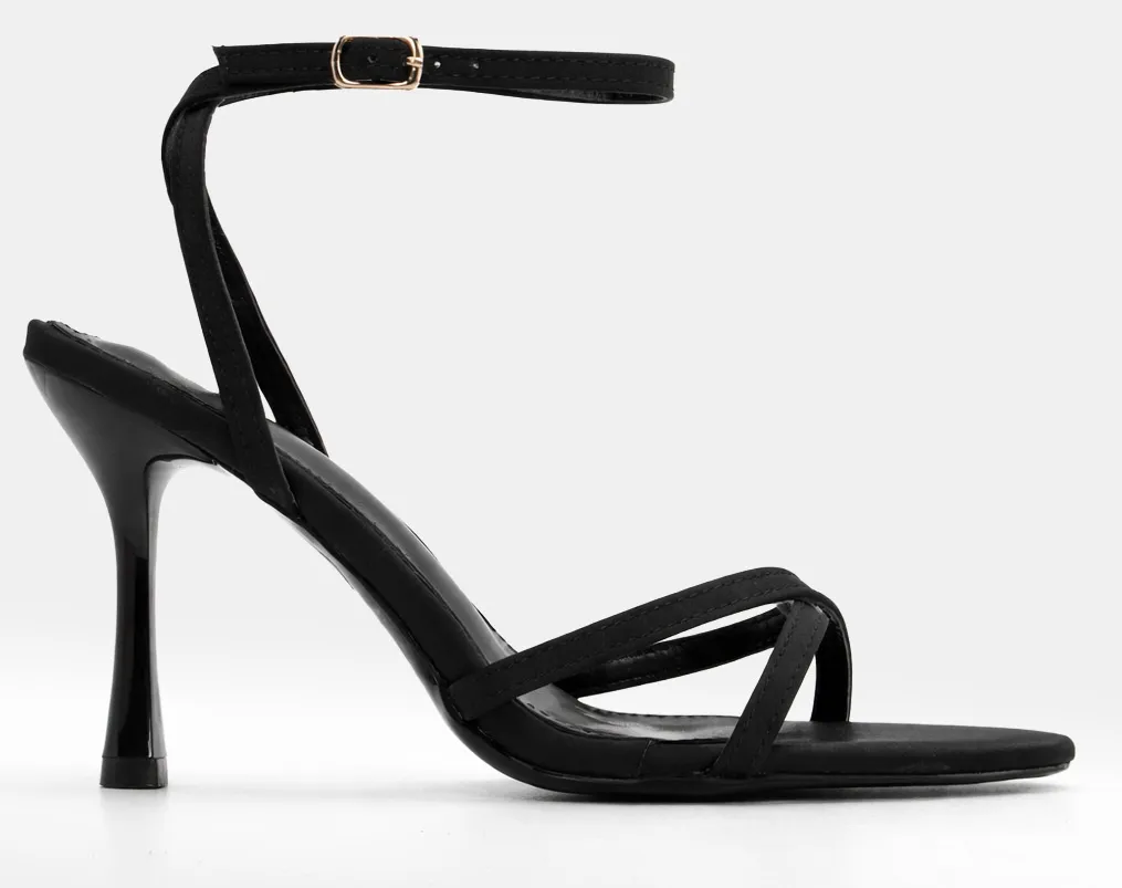 Πέδιλα με Χιαστί Μπαρέτα - Μαύρο