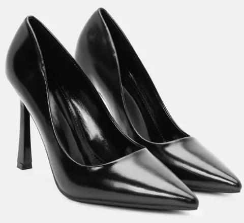 Γόβες Μυτερές - Μαύρο-Ματ