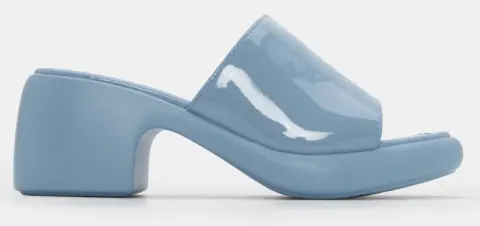 Πλατφόρμες Flatform με Φαρδιά Φάσα - Γαλάζιο