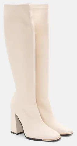 Μπότες με Μεταλλική Λεπτομέρεια - Μπεζ