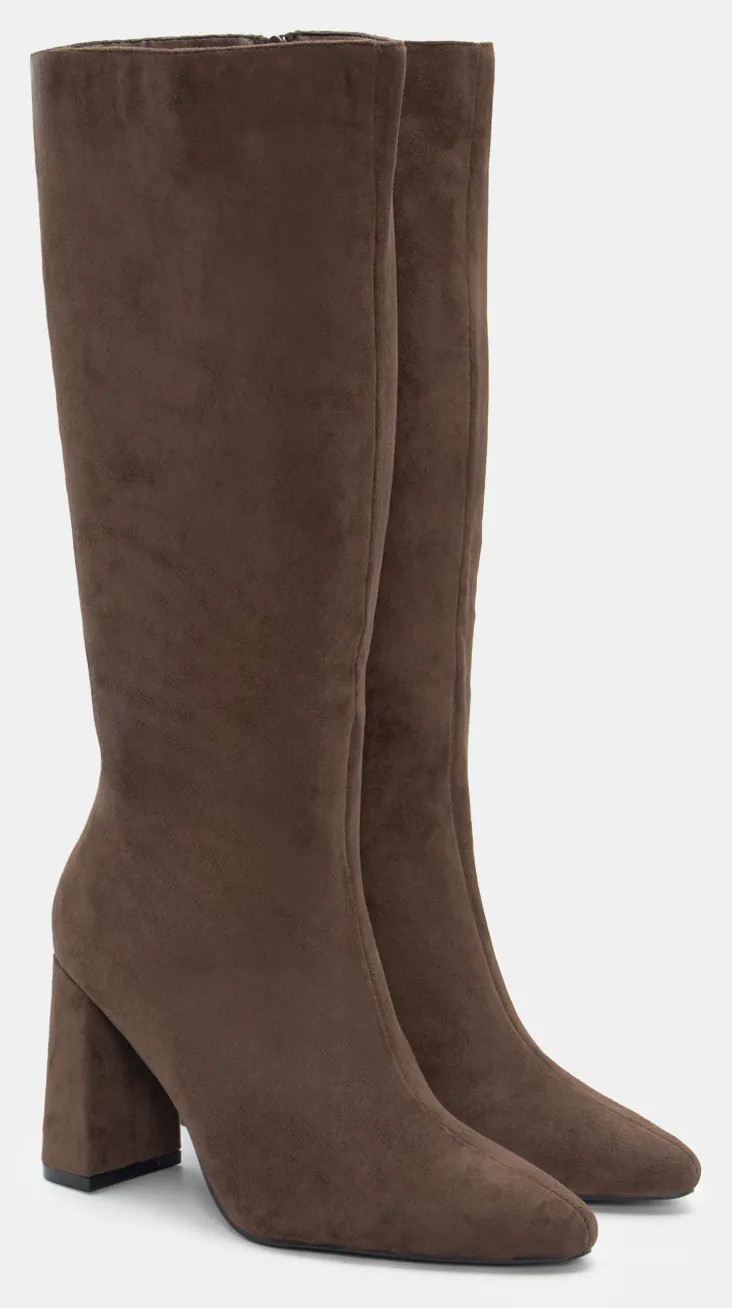 Μπότες Μυτερές Μονόχρωμες - Χακί