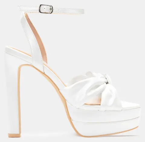 Πέδιλά με Διπλή Φιάπα & Μπαρέτα - Λευκό