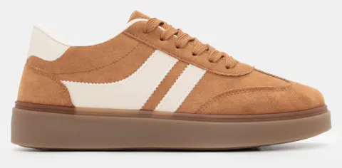 Sneakers σε Συνδυασμό Χρωμάτων - Κάμελ