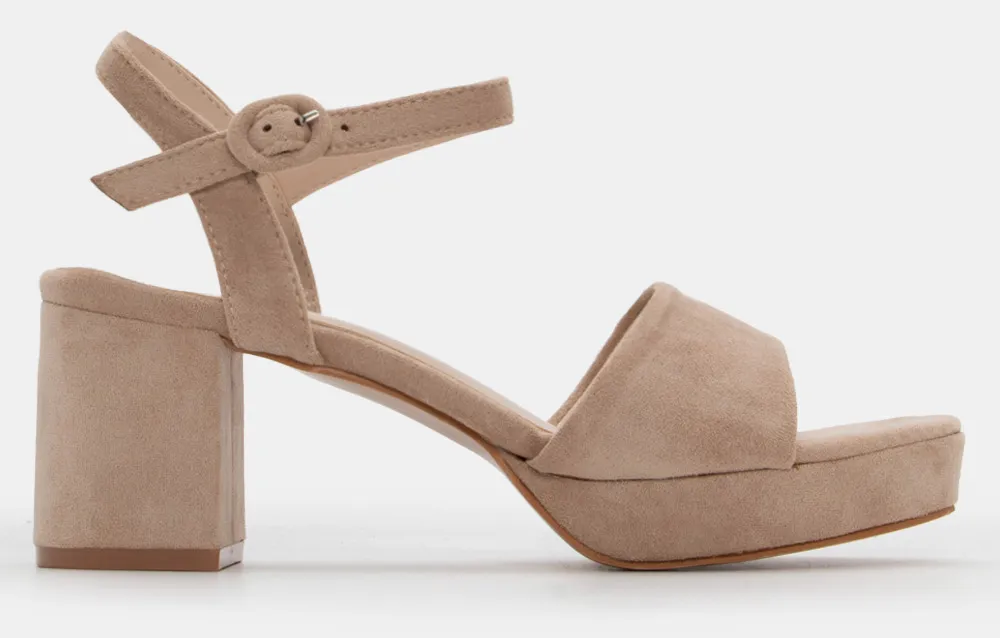 Πέδιλα με Μπαρέτα - Μπεζ