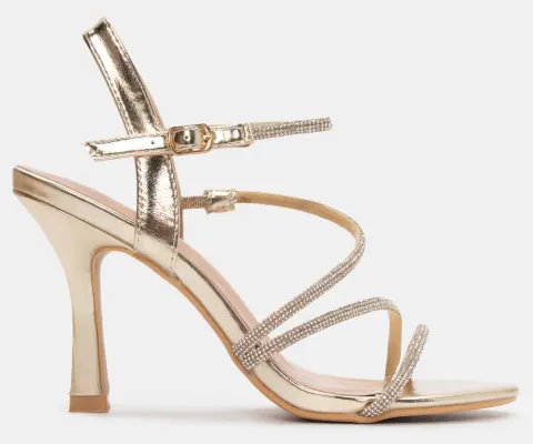 Πέδιλα με Strass - Χρυσό