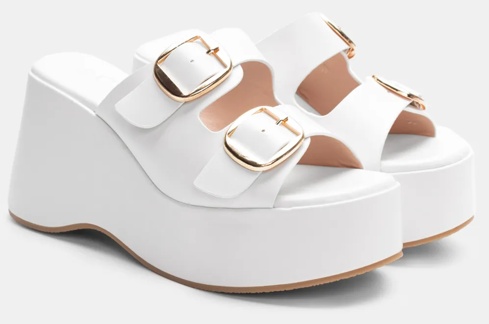 Πλατφόρμες με Διπλές Τόκες - Λευκό