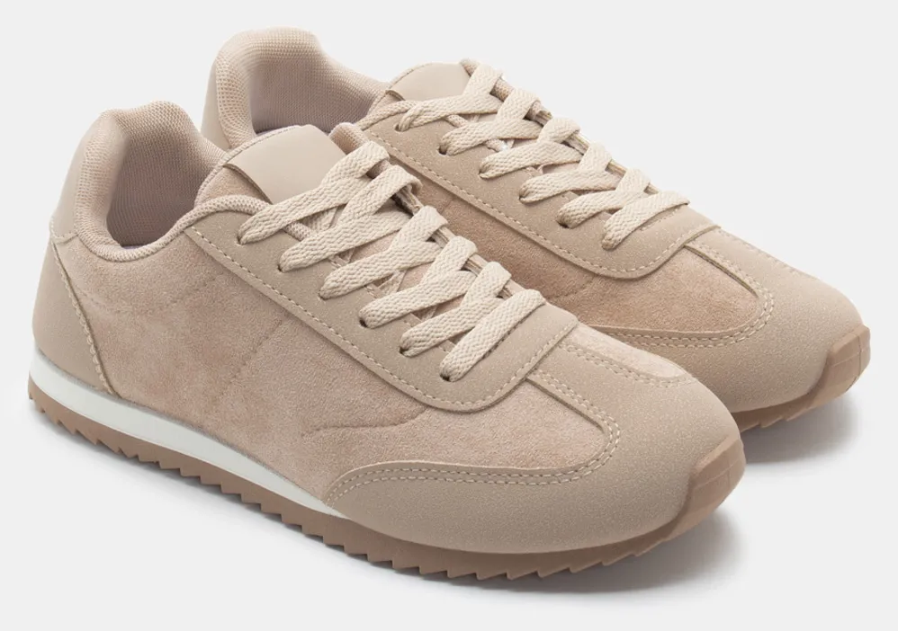 Sneakers Flat - Μπεζ