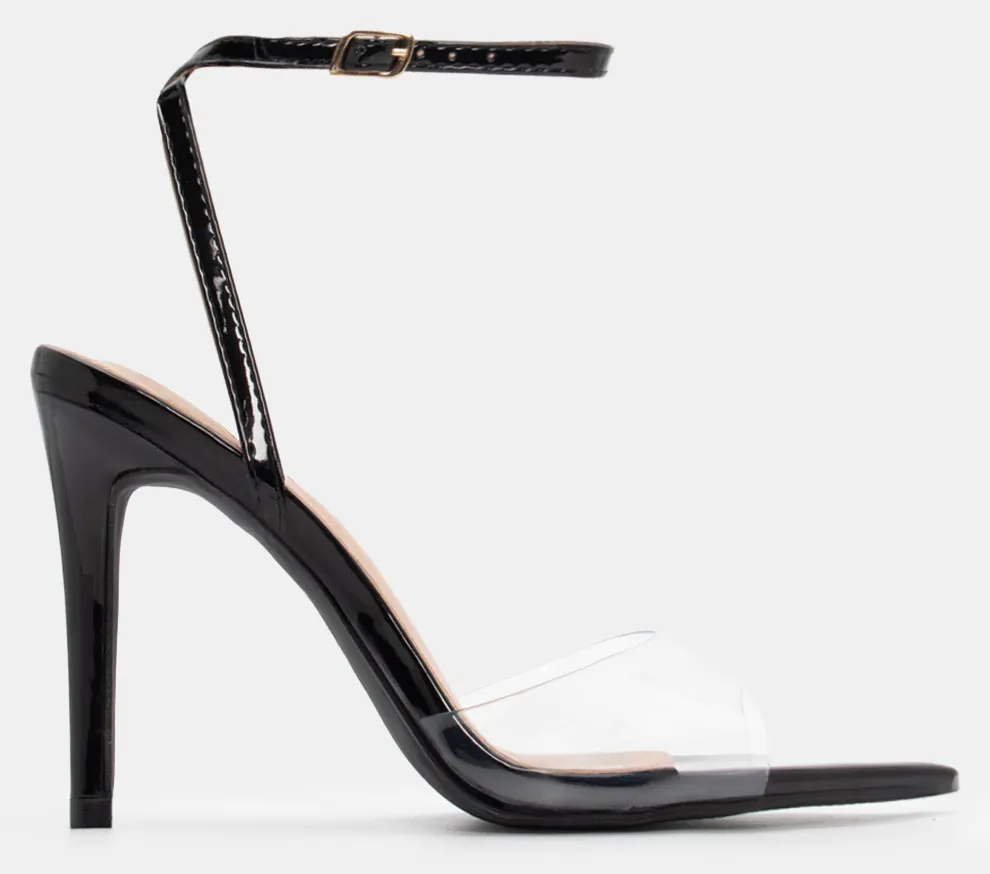 Πέδιλα με Διάφανη Φάσα - Μαύρο