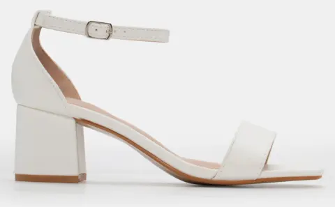 Πέδιλα με Μπαρέτα - Λευκό