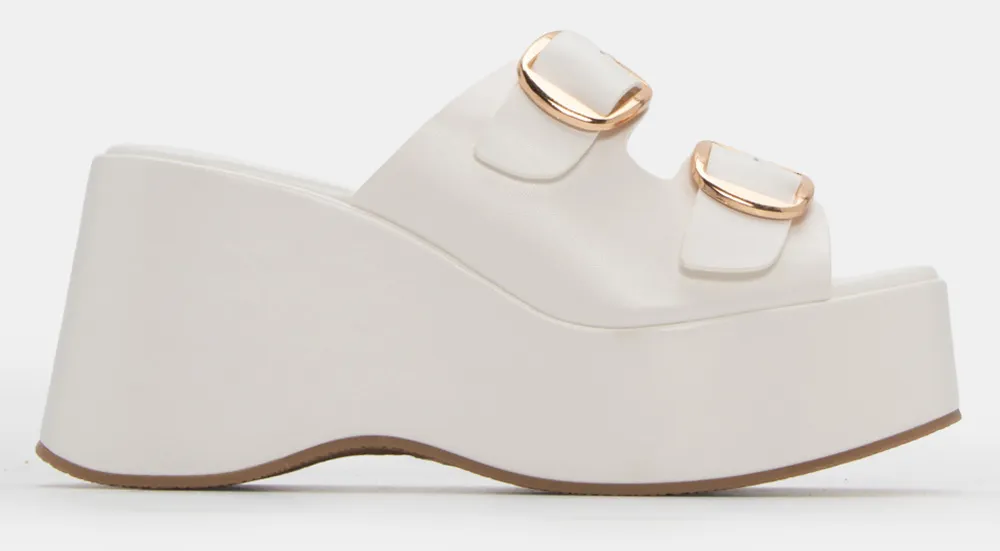 Πλατφόρμες με Διπλές Τόκες - Λευκό