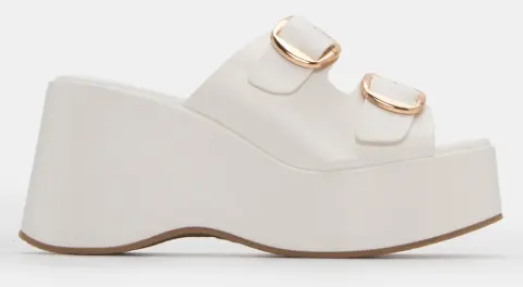 Πλατφόρμες με Διπλές Τόκες - Λευκό