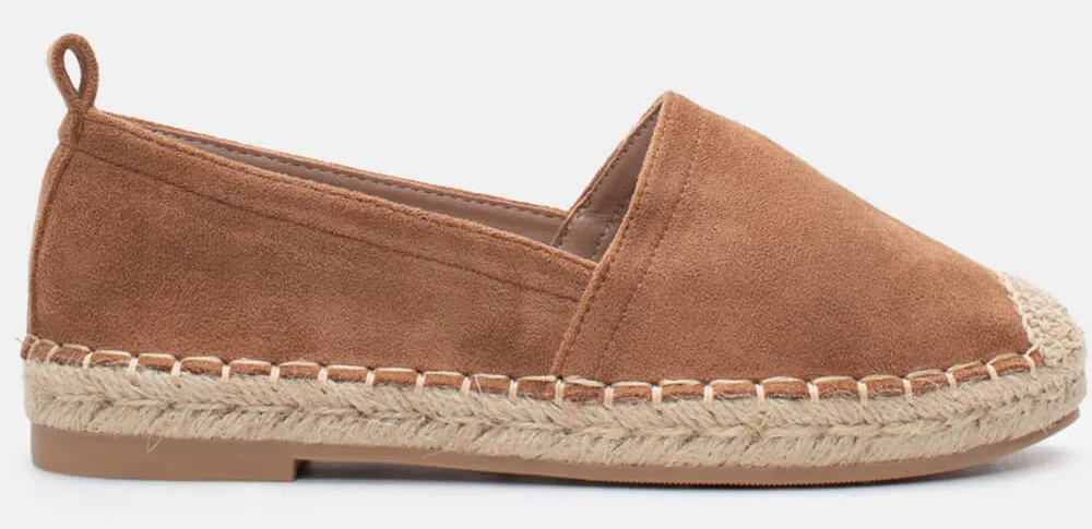 Εσπαντρίγιες Lace Up - Κάμελ