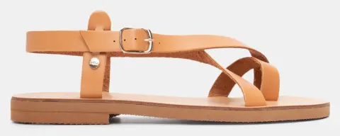 LUIGI DESIGN - Flat Σανδάλια με Λουράκια - Nude