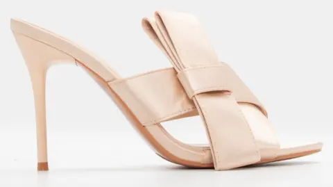 Mules με Χιαστί Λουράκια & Φιόγκο - Μπεζ