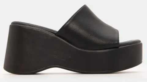 Πλατφόρμες με Φαρδιά Φάσα - Μαύρο