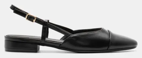 Γοβάκια Slingback - Μαύρο