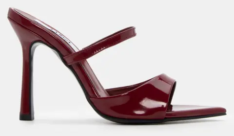 LUIGI DESIGN - Mules Μυτερά με Λάστιχο - Μπορντό-Λουστρίνι