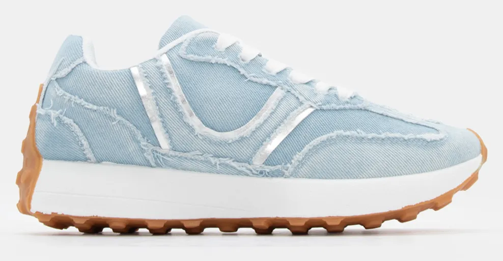 Sneakers σε Συνδυασμό Χρωμάτων - Denim