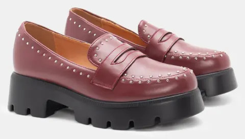 Μοκασίνια με Τρουκς - Μπορντό