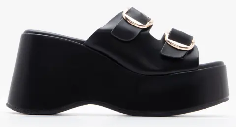 Πλατφόρμες με Διπλές Τόκες - Μαύρο