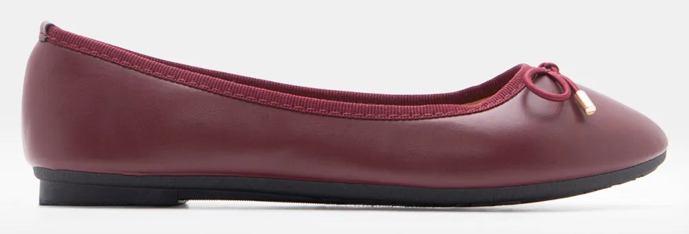 Μπαλαρίνες με Διακοσμητικό Φιόγκο - Μπορντό