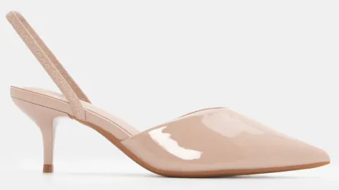 Γόβες Μυτερές με Λάστιχο - Μπεζ