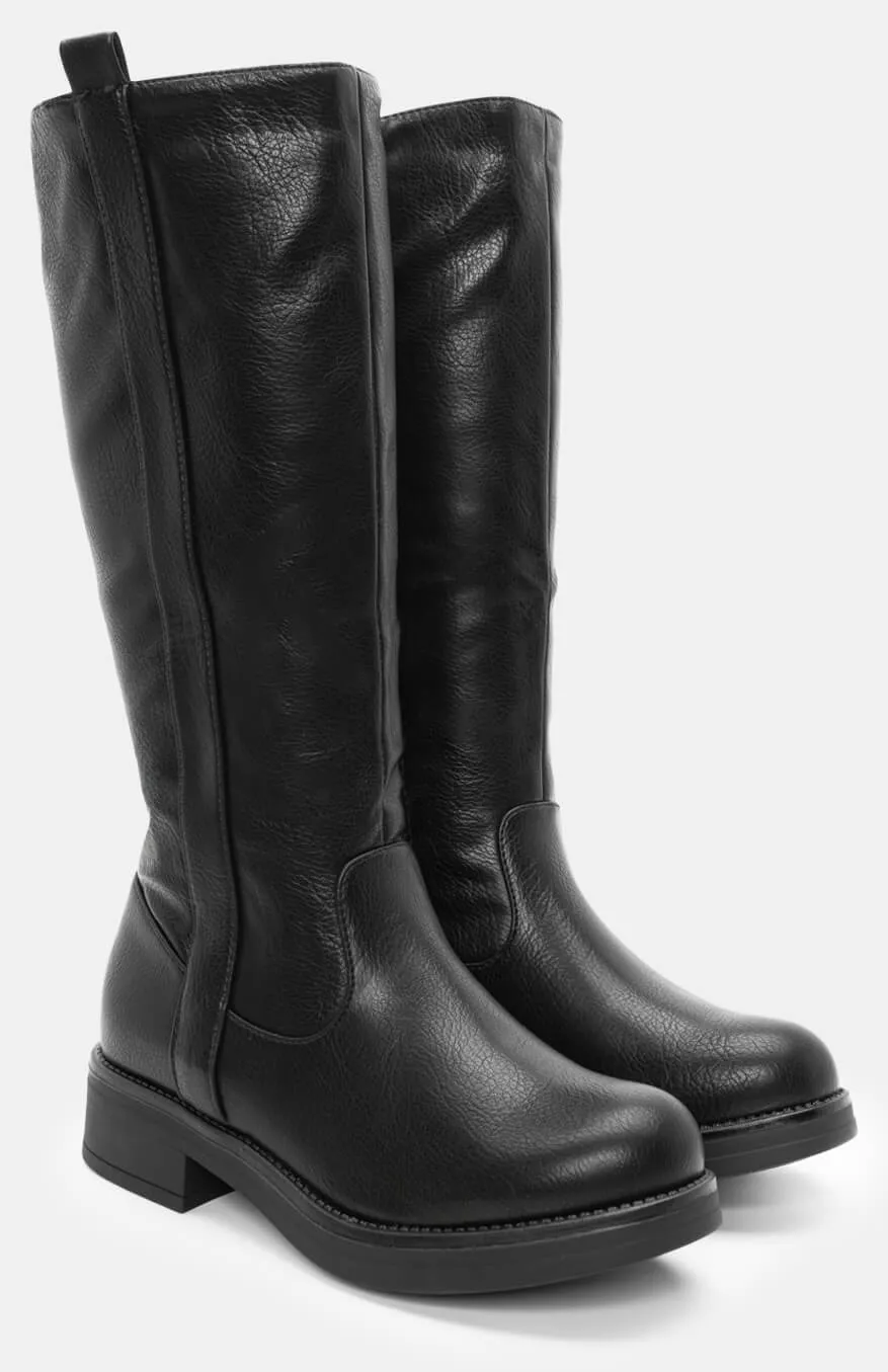 Μπότες Μονόχρωμες - Μαύρο