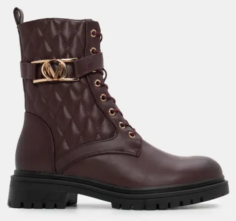 Αρβυλάκια Καπιτονέ με Διακοσμητικό Λουράκι - Μπορντό