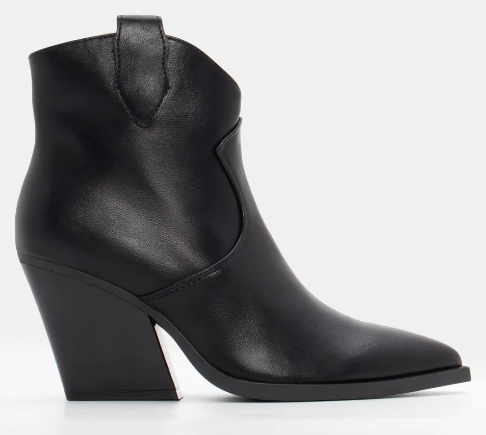 Μποτάκια Αστραγάλου Cowboy - Μαύρο