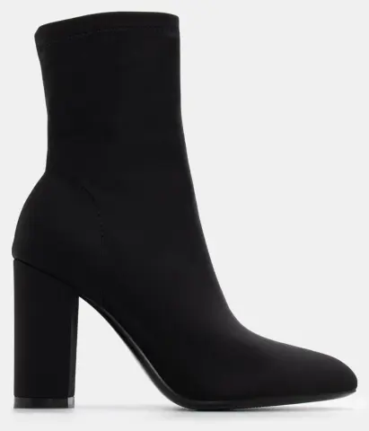 Μποτάκια Μυτερά Κάλτσα - Μαύρο