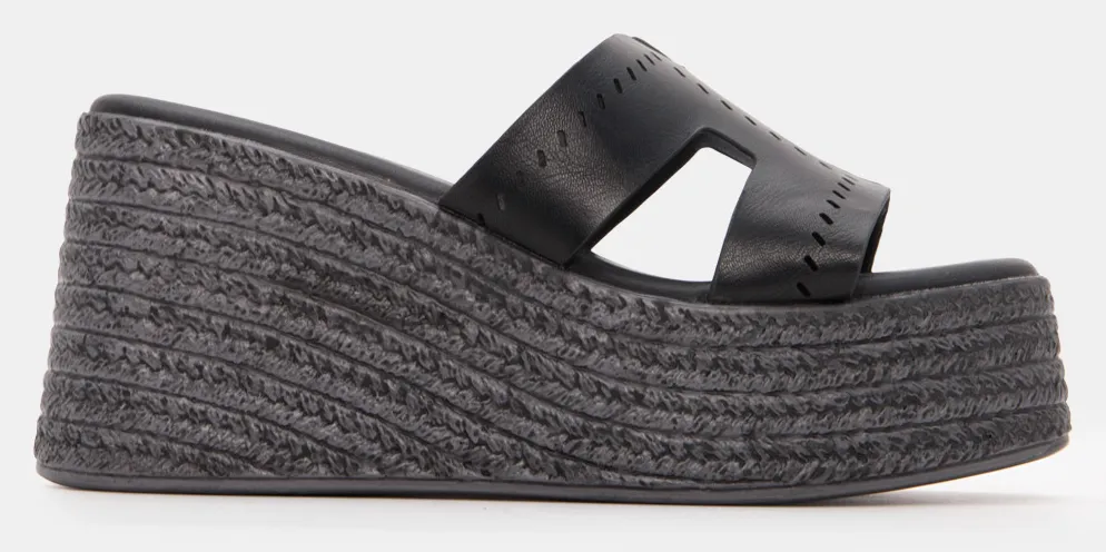 Πλατφόρμες με Φαρδιά Φάσα - Μαύρο