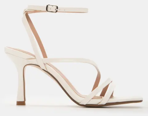 Πέδιλα με Λουράκια & Μπαρέτα - Λευκό