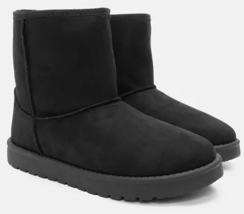 Μποτάκια με Εσωτερική Επένδυση Γούνας - Μαύρο