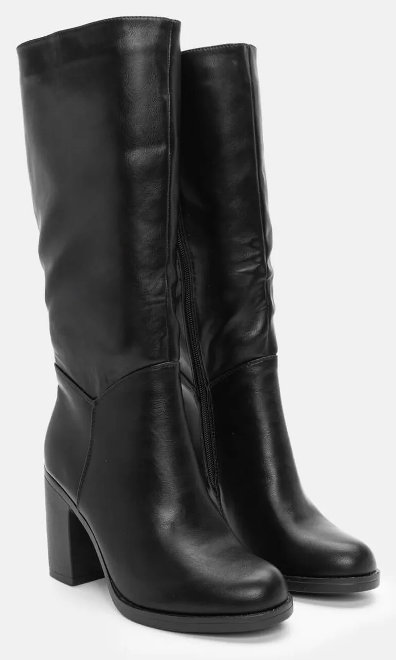 Μπότες με Τακούνι - Μαύρο