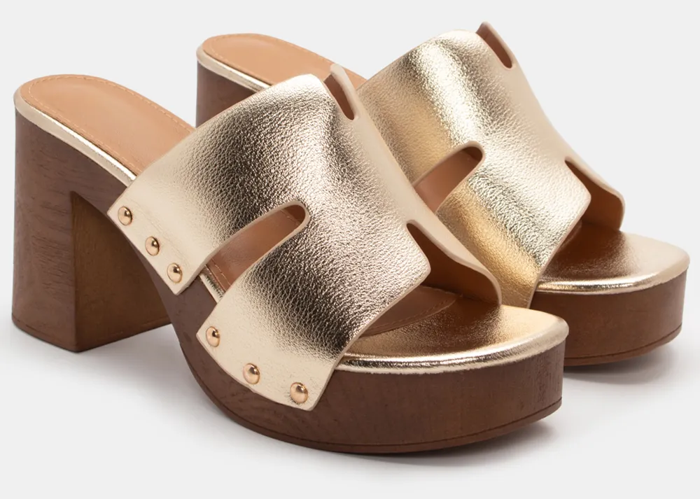 Glogs με Ανοίγματα Στο Πλάι - Χρυσό