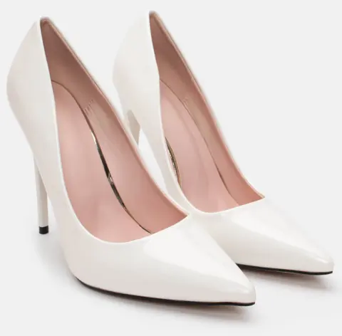 Γόβες Μυτερές - Λευκό