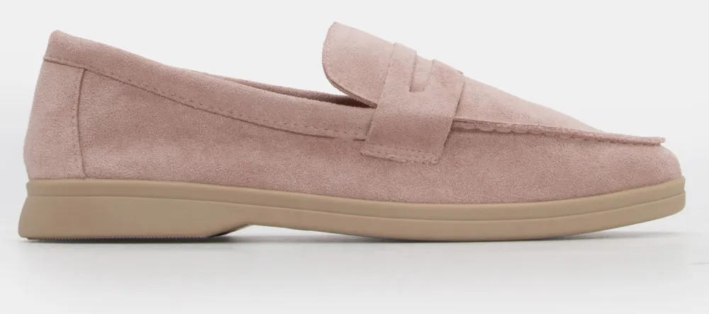 Μοκασίνια Μονόχρωμα - Ροζ