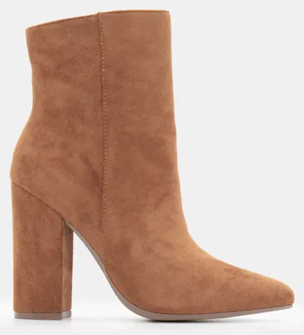 Μποτάκια Αστραγάλου Μυτερά - Κάμελ