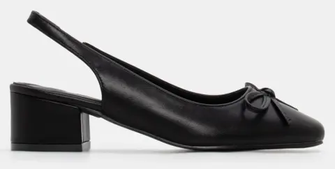 Γόβες με Διακοσμητικό Φιόγκο - Μαύρο