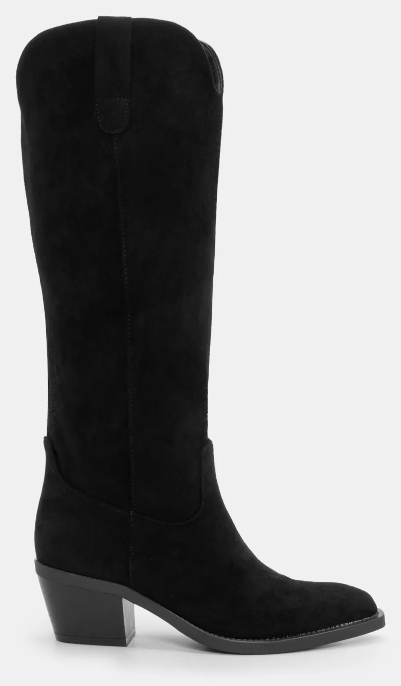 Μπότες Μυτερές Cowboy - Μαύρο